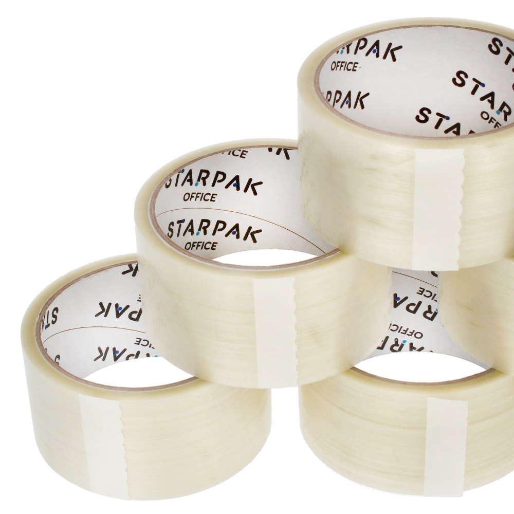 TRANSPARENT PACKAGING TAPE 48MMX40MB STARPAK 228508